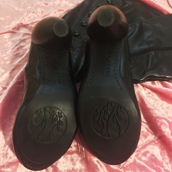 Tall Leather Boots w BOX Button Detail - JUMP - Picture 6 of 8